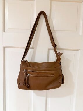 Great American Leather Work GAL Granada Leather  Crossbody Handbag